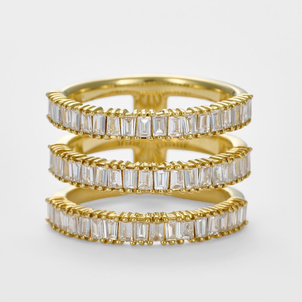 K18YGダイヤモンドリング