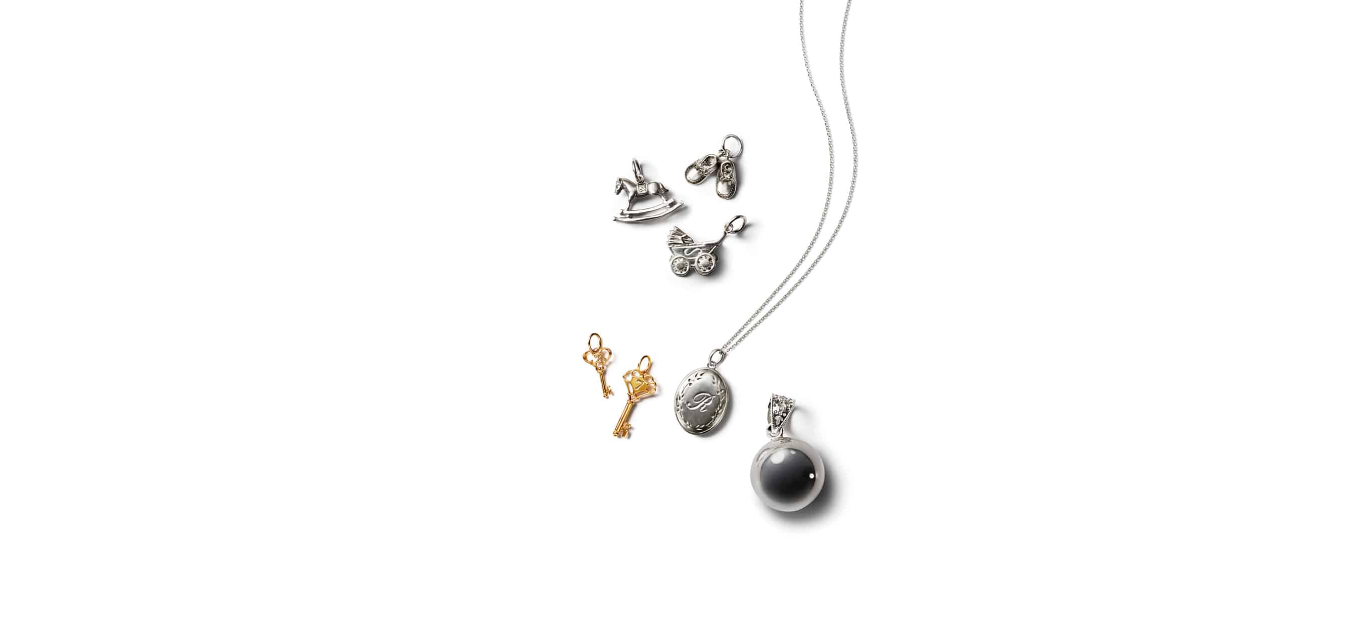 Anniversary charm & One & Only name given with love & Charm for mother and baby